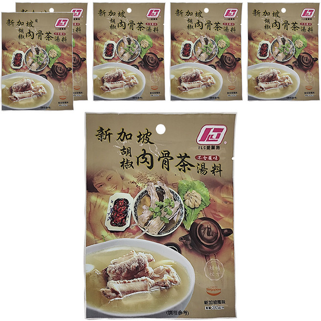 ILC 愛麗施 胡椒肉骨茶, 30g, 6包