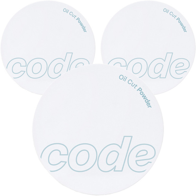 코드글로컬러 오일컷 파우더 6g, 3개