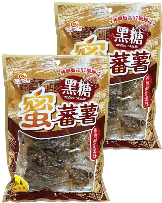 Chiao-E 巧益 蜜蕃薯 黑糖 全素, 200g, 2袋