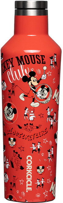 CORKCICLE. 酷仕客 米老鼠俱樂部系列 三層真空易口瓶 7.8 x 24.5cm 390g, 復古紅, 475ml, 1個