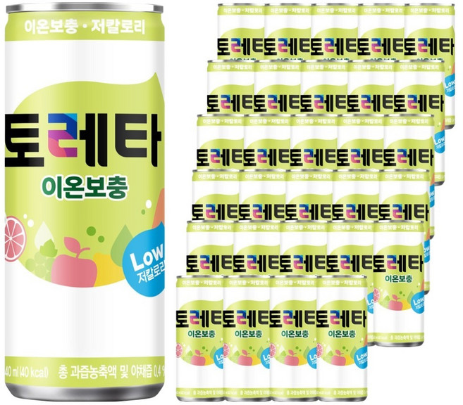 토레타 이온음료, 240ml, 30개