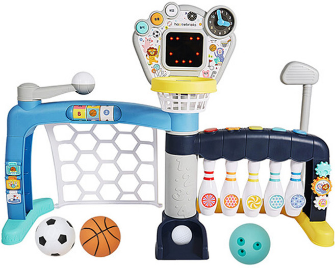 하베브릭스 5IN1 플레이볼 센터 완구, 혼합색상, 1개