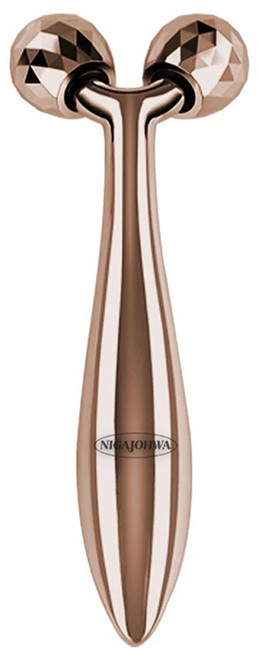 니가조화 3D 페이스 마사지 롤러, 1개, 골드