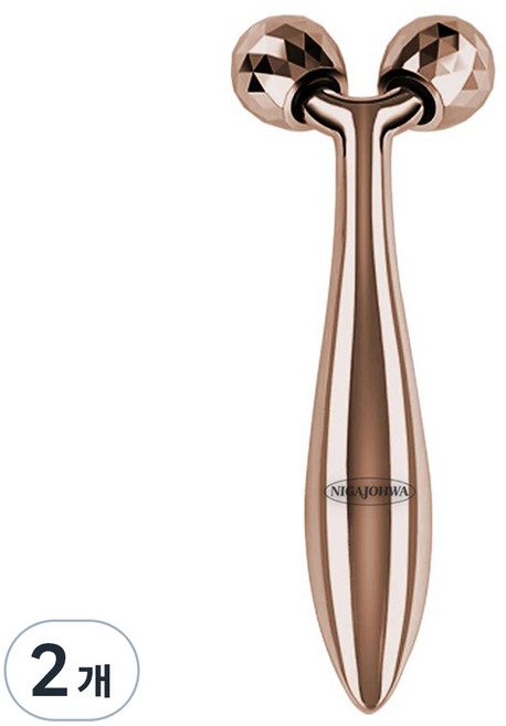 니가조화 3D 페이스 마사지 롤러, 2개