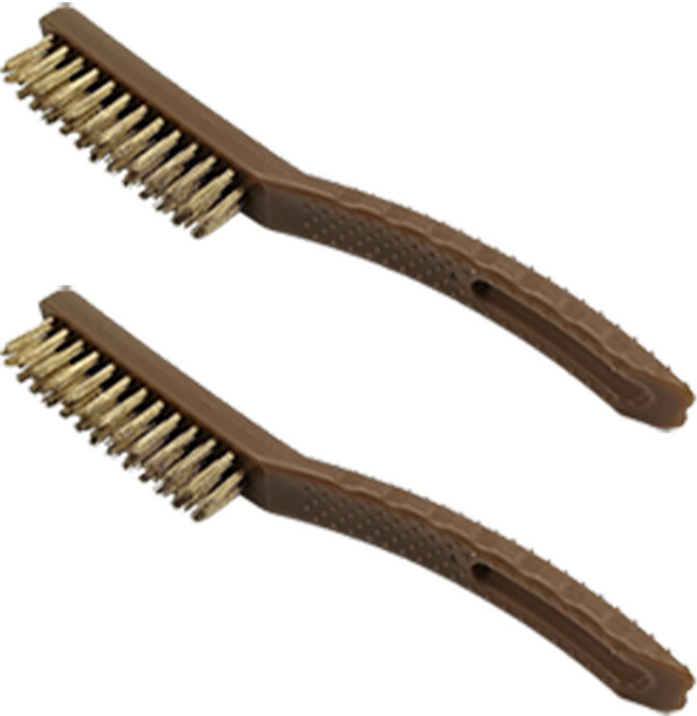 칼트 찌든 때 철 브러쉬, 브라운, 2개