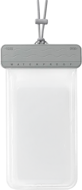 高清大屏幕觸控手機防水袋, 灰色, 1個