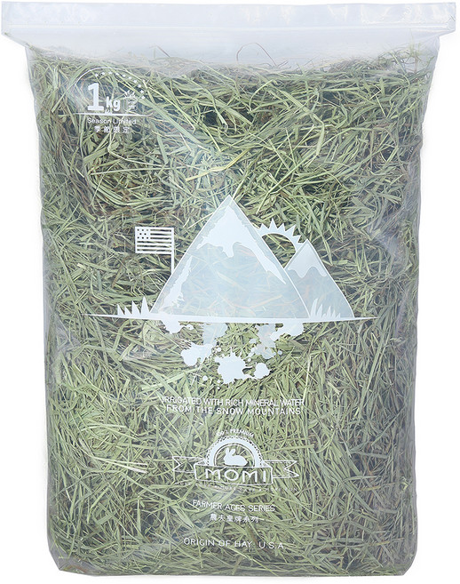 momi 摩米 農夫皇牌系列 特選二割提摩西草飼料, 1kg, 1包