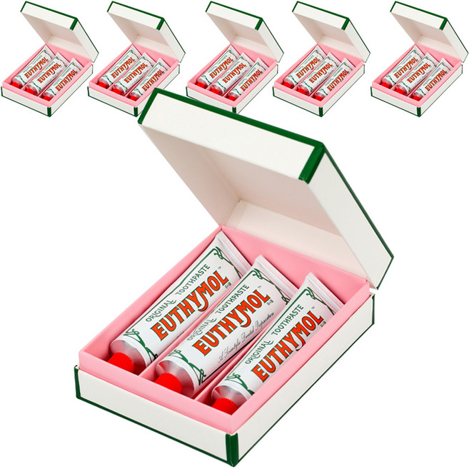 유시몰 오리지널 치약 40g 3개 + 프리미엄 기프트 박스 기획세트, 6세트