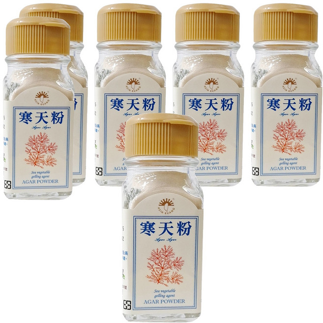 新光洋菜 寒天粉, 30g, 6瓶
