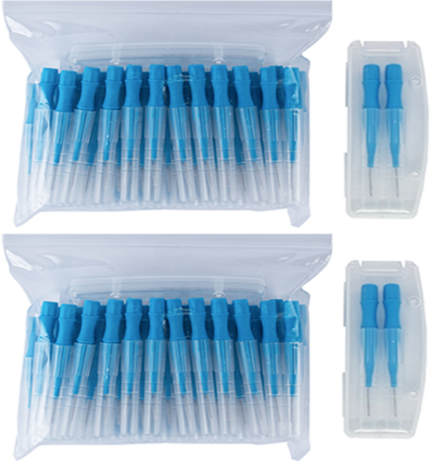 다덴 메디메이트 i형 치간칫솔 S + 휴대용 케이스 2p, 1mm, 100개입, 1세트