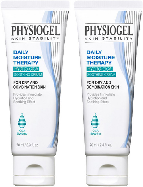 피지오겔 데일리 모이스쳐 테라피 하이드로 시카 수딩 크림, 70ml, 2개