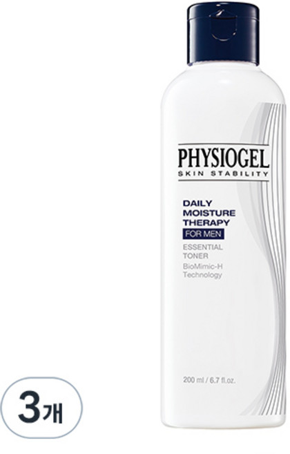 피지오겔 데일리 모이스쳐 테라피 포맨 에센셜 토너, 200ml, 3개