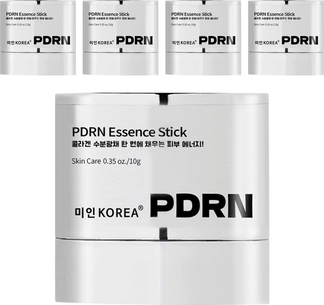Miin KOREA 미인 PDRN 膠原胜肽水光精華棒, 5個, 10g