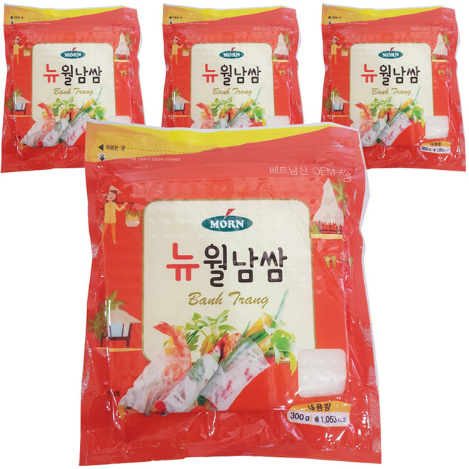 Mon 越南春捲皮, 300g, 4入