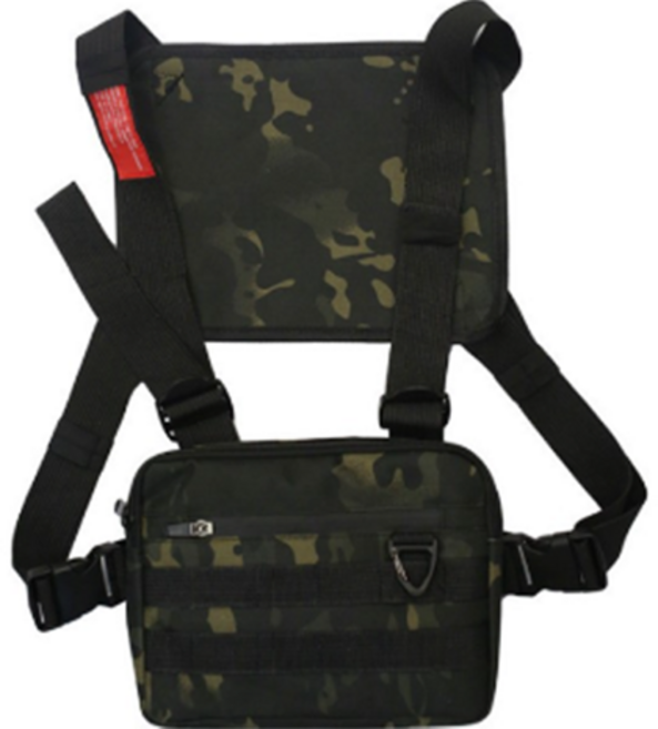 로이윙 다용도 수납 체스트백, 밀리터리, 1개