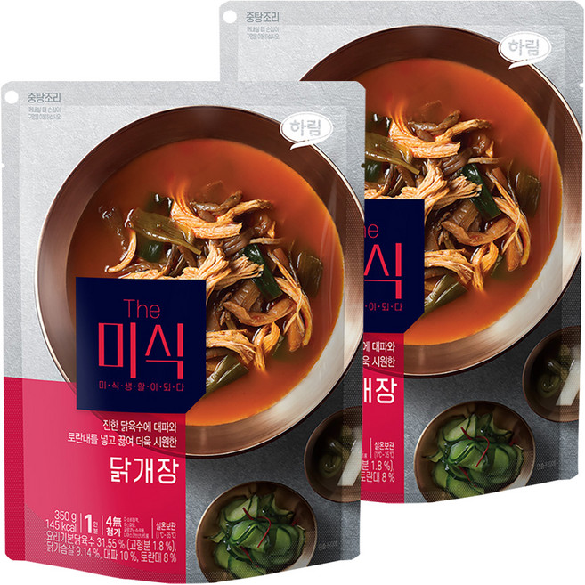 더미식 닭개장, 350g, 2개