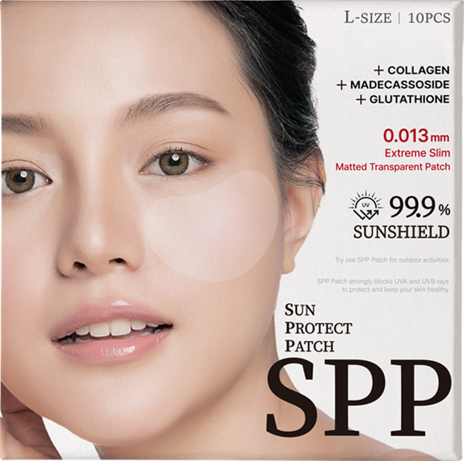 패트치 SPP 무광 투명썬패치 10매입 L UPF 50+, 1개