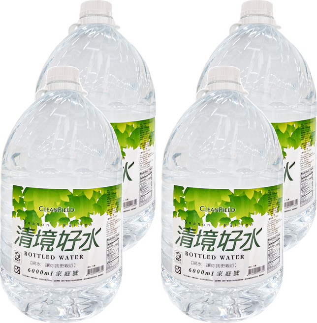 清境 好水, 6L, 4桶