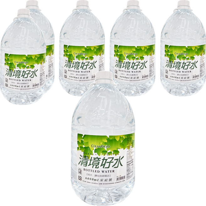 清境 好水, 6L, 6桶