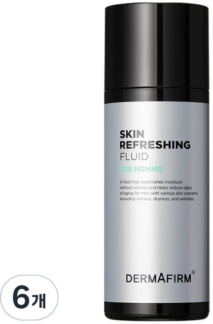 더마펌 스킨 리프레싱 플루이드 포 옴므, 120ml, 6개