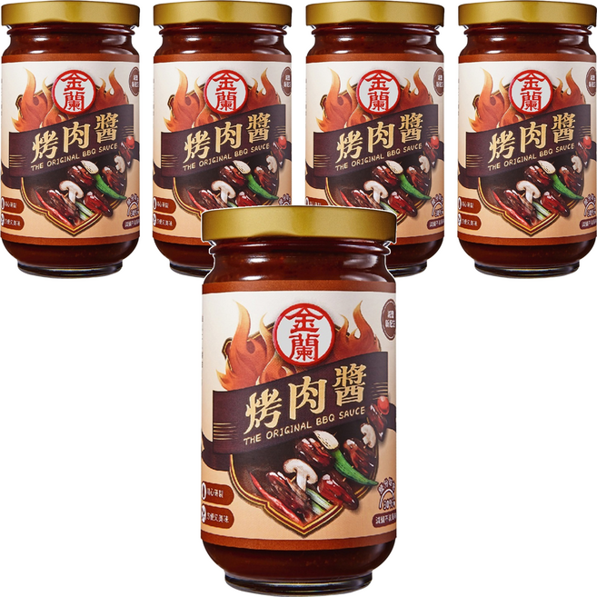 KIMLAN 金蘭 烤肉醬, 240g, 5罐