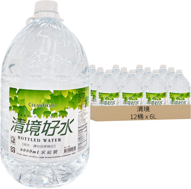 清境 好水, 6L, 12桶