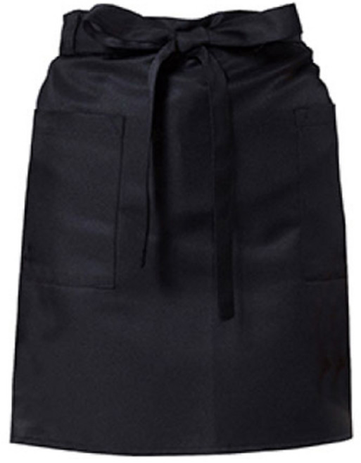 유니스토어 허리형 숏 엉덩이 덮개 앞치마, 블랙(A-201), 1개