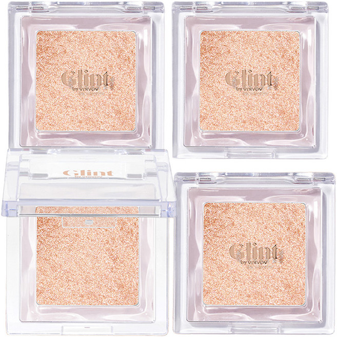 Glint 바이 바디보브 하이라이터 2.3g, 01듀이문, 3개