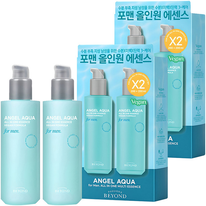 비욘드 엔젤 아쿠아 포맨 올인원 에센스, 200ml, 4개