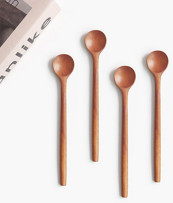 니코트 우드 롱스푼, 단품, 4개