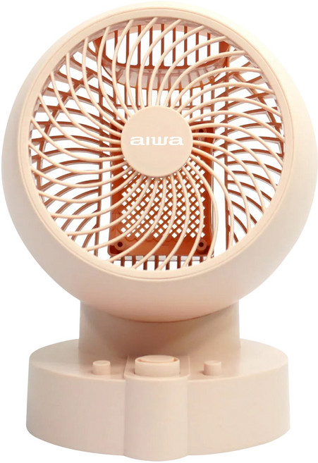 aiwa 愛華 6吋AC循環扇 220 x 215 x 305mm 粉色 2.5kg, DF-602