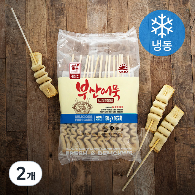 대림선 빅사각 꼬치 (냉동), 800g, 2개