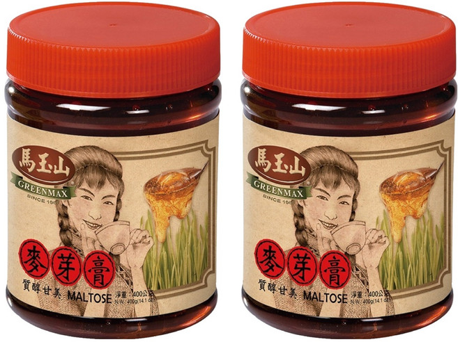 馬玉山 麥芽膏 甜, 400g, 2罐