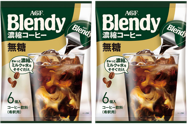 블랜디 포션커피 블랙, 18g, 6개입, 2개