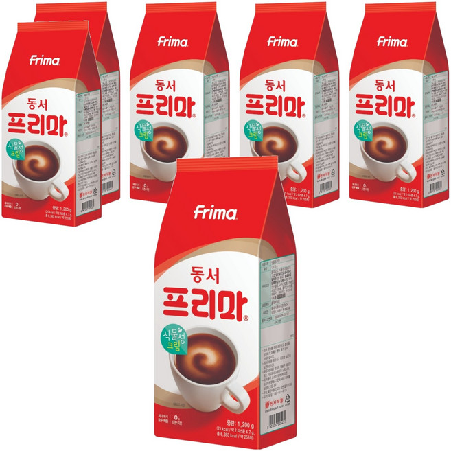 Frima 식물성크림, 1.2kg, 1개입, 6개