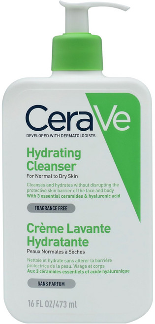 CeraVe 適樂膚 輕柔保濕潔膚露, 473ml, 1瓶
