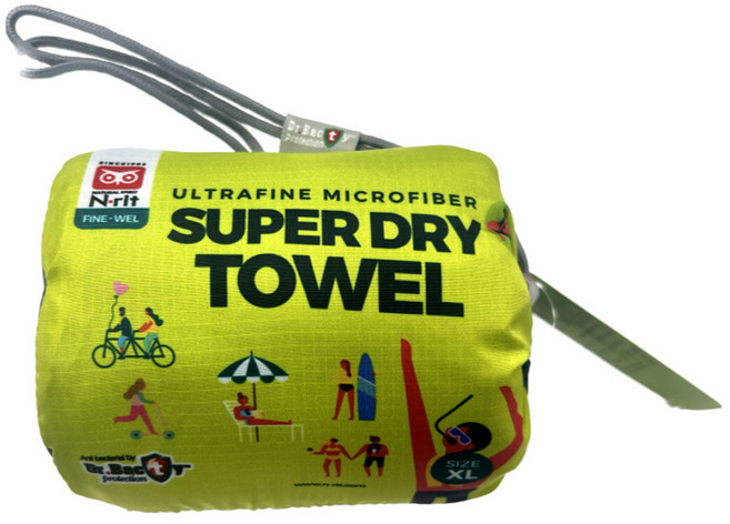 엔릿 슈퍼드라이 스포츠타올 XL 63.5 x 150 cm, OD GREEN, 1개