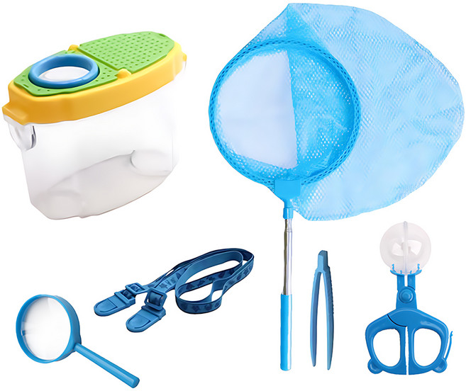 투코비 자연탐구 곤충채집 블루 세트, 1세트