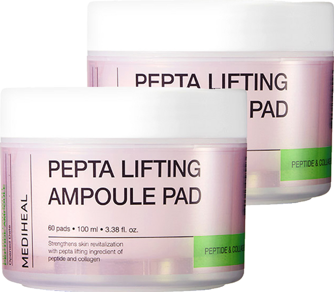 메디힐 펩타 리프팅 앰플 패드 100ml, 60개입, 2개