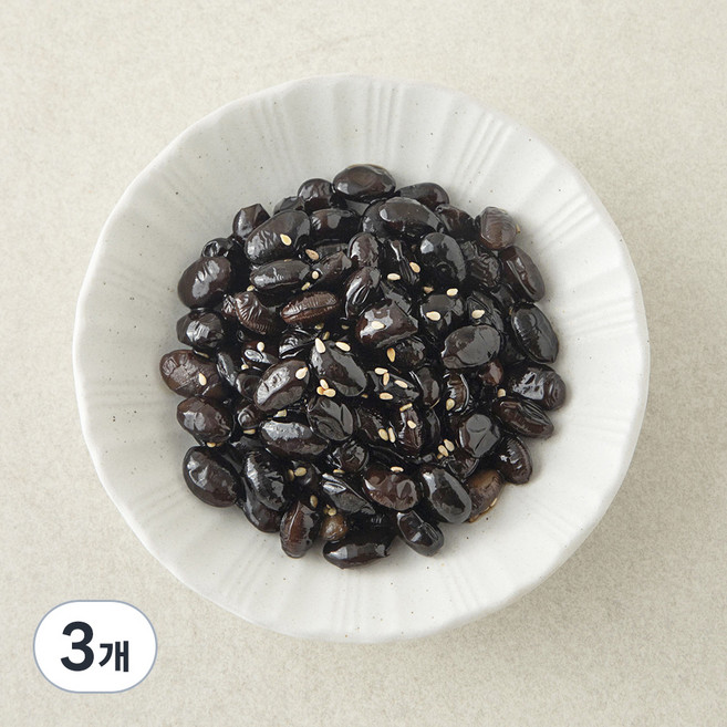 집반찬연구소 검은콩조림, 150g, 3개