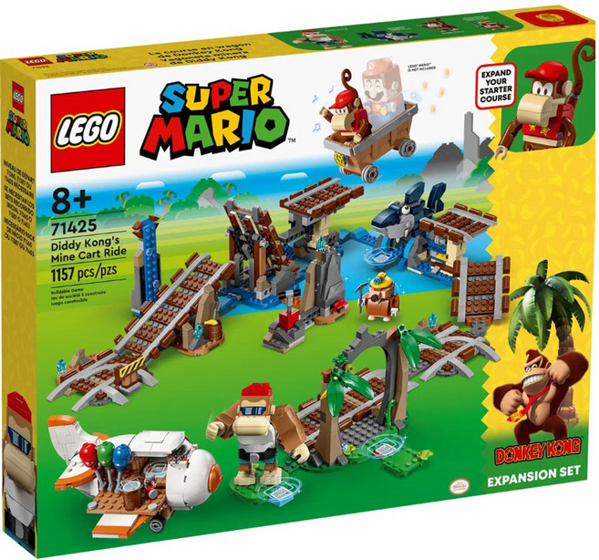 LEGO 超級瑪利歐 狄狄剛的礦車擴充組 71425, 1個, 混色