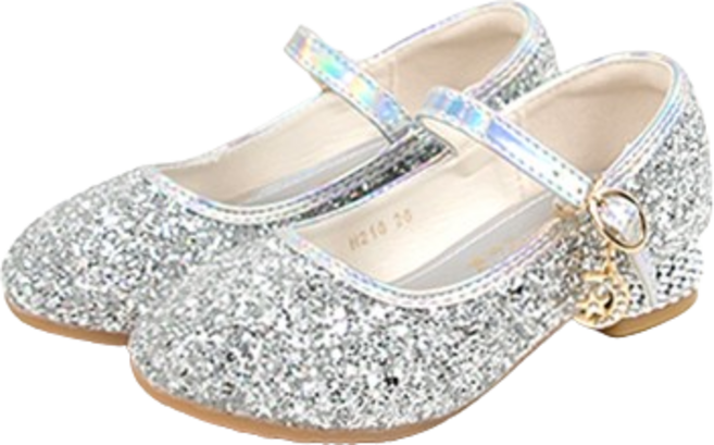 베베마루 여아용 돌가루 큐빅굽 신발 9847