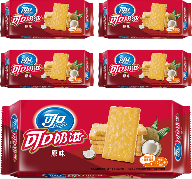 可口奶滋 原味, 100g, 5個