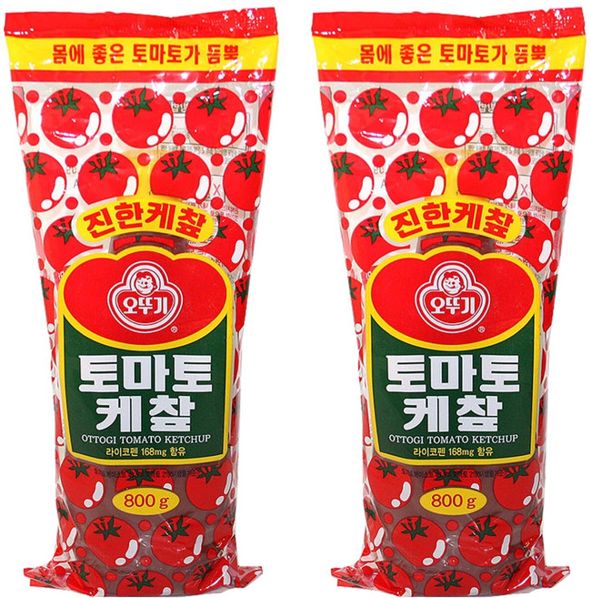 오뚜기 토마토케찹800g 케찹, 800g, 2개