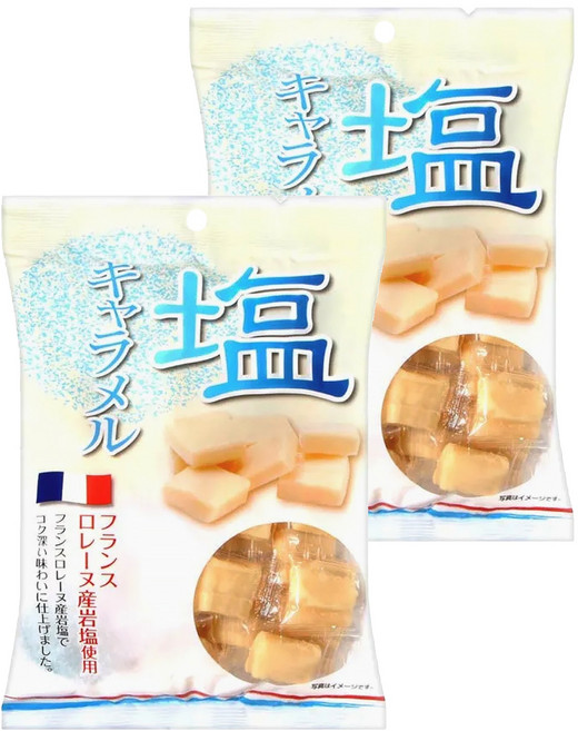 宮田製菓 鹽味牛奶糖, 260g, 2袋