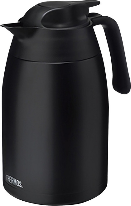 THERMOS 膳魔師 不鏽鋼真空保溫壺 THV-1501-MTBK, 黑色, 1.5L, 1個