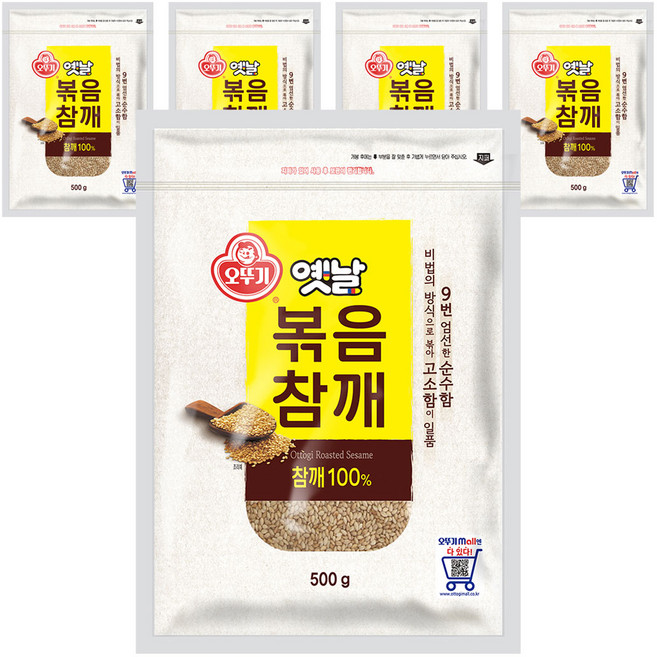 오뚜기 옛날 볶음참깨, 500g, 5개
