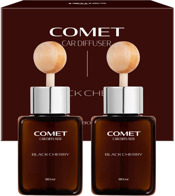 코멧 차량용 디퓨저 80ml, 1개, 블랙체리