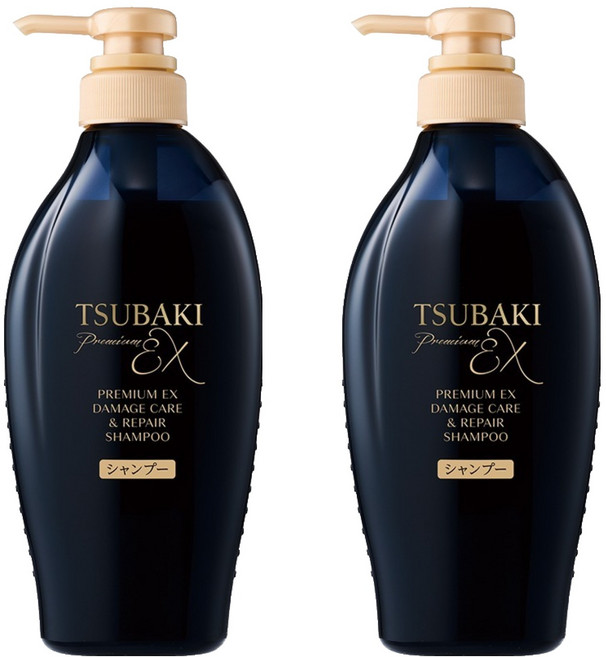 츠바키 프리미엄 EX 데미지케어 리페어 샴푸 까멜리아, 450ml, 2개