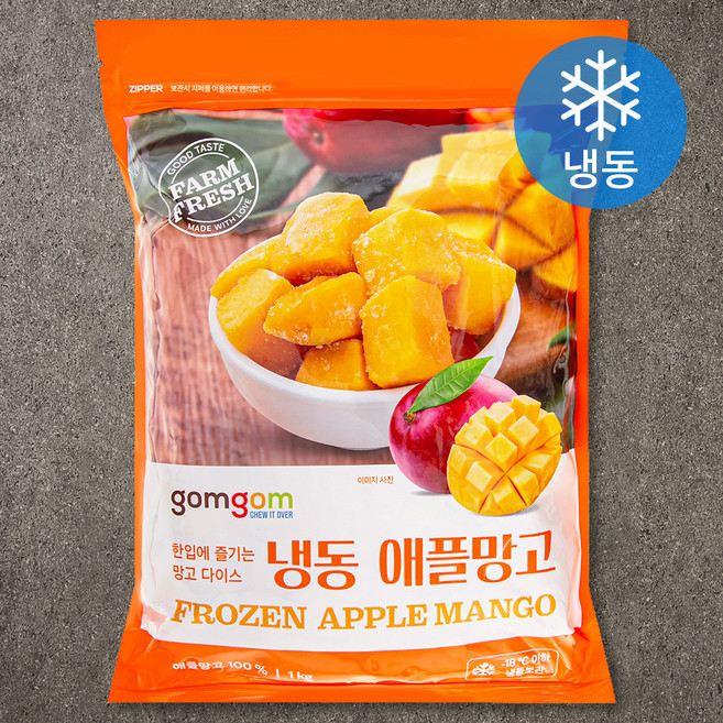 곰곰 냉동 애플망고, 1kg, 1개